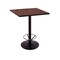 Holland Bar Stool Co 42" 214 Black Table 30" x 30" Square Top, Foot Ring 214-2242BW30SQFTRG - alternate 2
